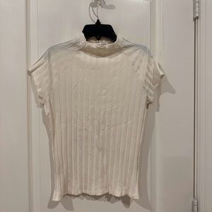 Reformation Giselle Top in Ivory Size Large